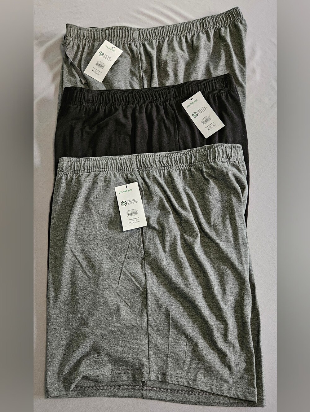 Lot of 3 Men's Athletic Works Gym Shorts - Size 3XL (48-50)